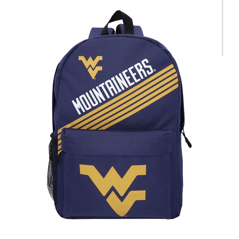 West Virginia Mountaineers MOJO Ultimate Fan Backpack Adult One Size Blue NWT